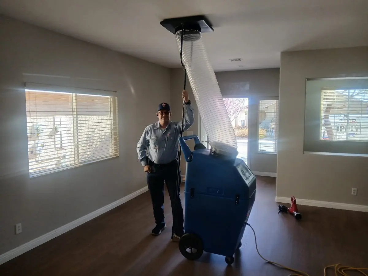 Professional Dryer Vent Cleaning work inside a Selma home